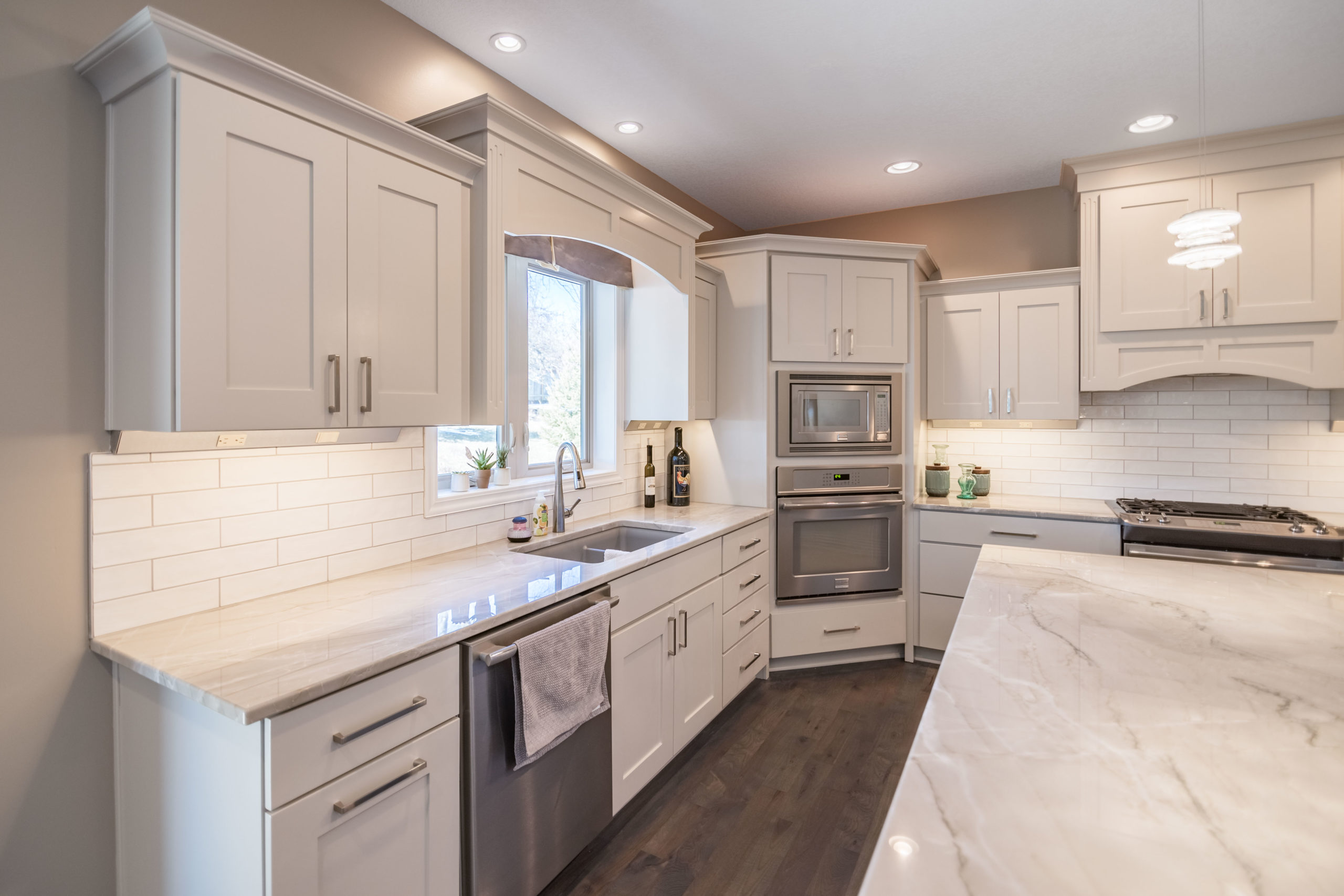 painted residential kitchen