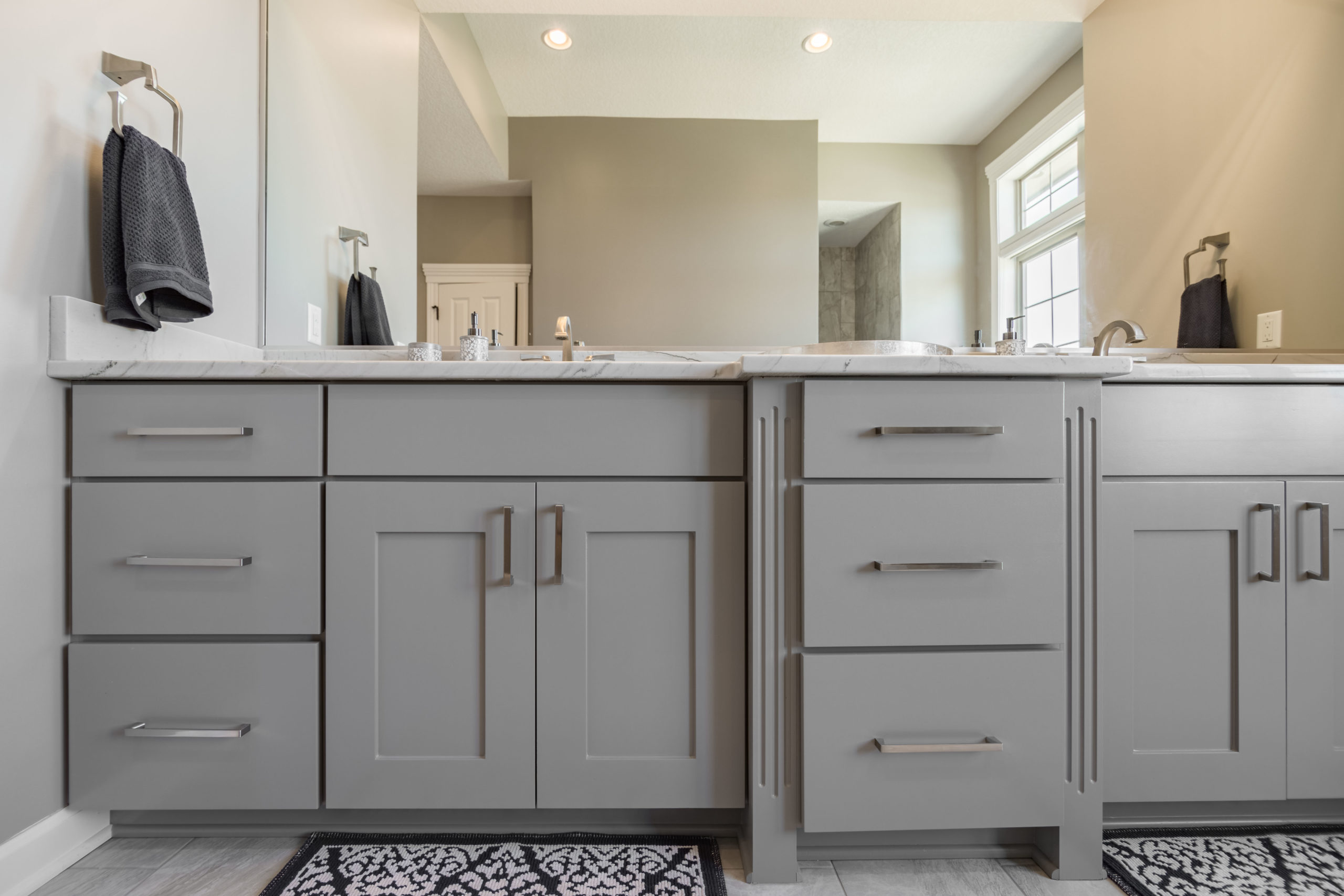 painted residential bathroom